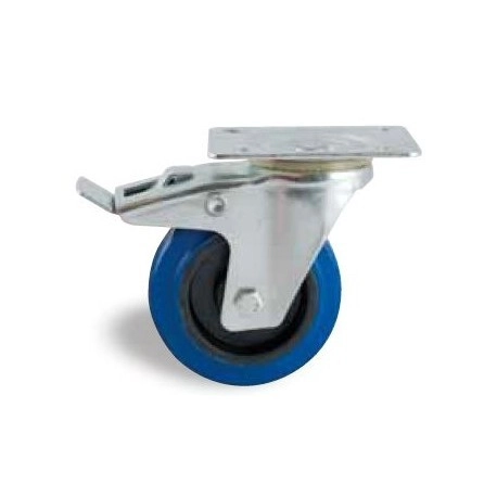 Roulette AVL pivotante avec frein platine D.160 - 527745 Roulette AVL pivotante avec frein platine D.160 - 527745