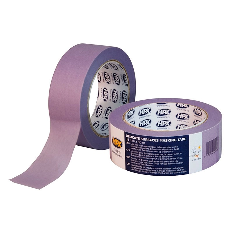 Ruban de masquage HPX Surfaces délicates - 25 mm x 50 m - PW2550 Ruban de masquage HPX Surfaces délicates - 25 mm x 50 m - PW2550