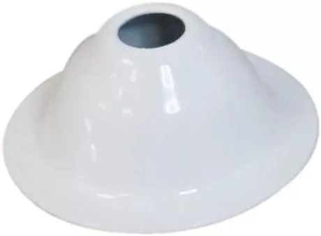 Rosace blanche ING FIXATIONS sanitaire - Boite de 50 - Fixation de tuyauteries - Ø 38 mm x H 19 mm - A141530