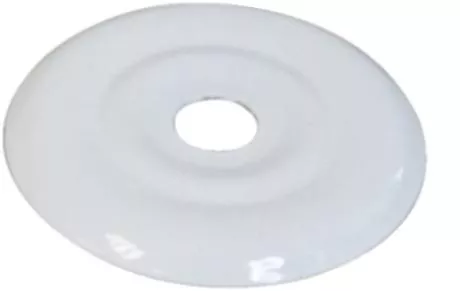 Rosace blanche ING FIXATIONS sanitaire - Fixation de tuyauteries - Ø 32 mm plate - A141550