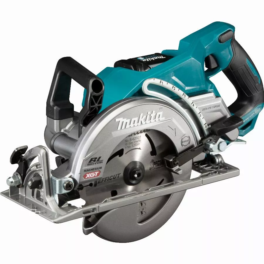 Scie circulaire sans fil 40V XGT à poignée arrière 185 mm - MAKITA - avec 1 batterie 18V 4.0Ah - chargeur - RS001GM101 Scie circulaire sans fil 40V XGT à poignée arrière 185 mm - MAKITA - avec 1 batterie 18V 4.0Ah - chargeur - RS001GM101