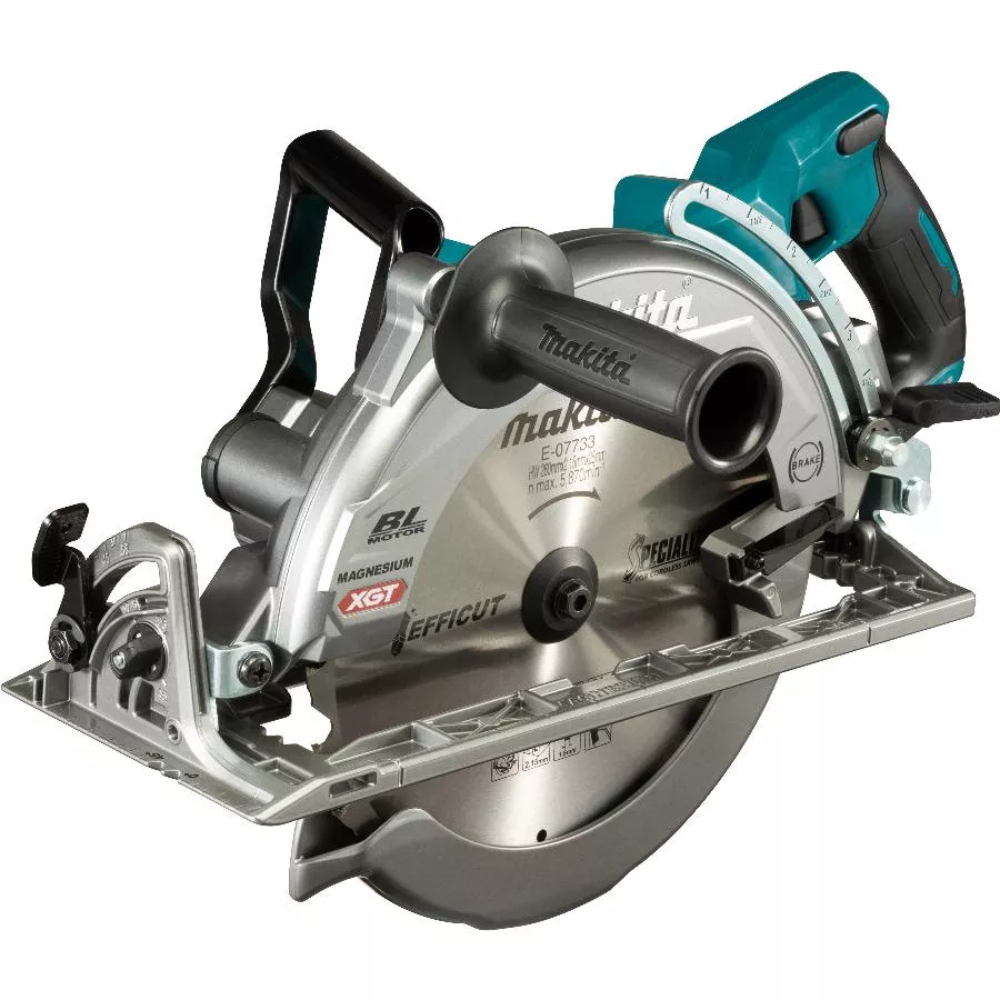 Scie circulaire sans fil à poignée arrière 260 mm MAKITA sans batterie - RS002GZ Scie circulaire sans fil à poignée arrière 260 mm MAKITA sans batterie - RS002GZ