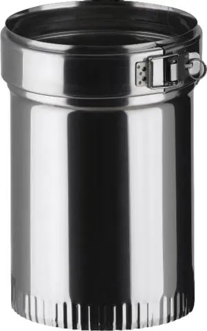 Raccord Inox émaillé Ø150/150 POUJOULAT RC 150/150 EM - 45150250