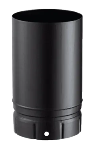 Tuyau émaillé noir mat 250 Ø150 L.250-150 ENM POUJOULAT - 56150903               