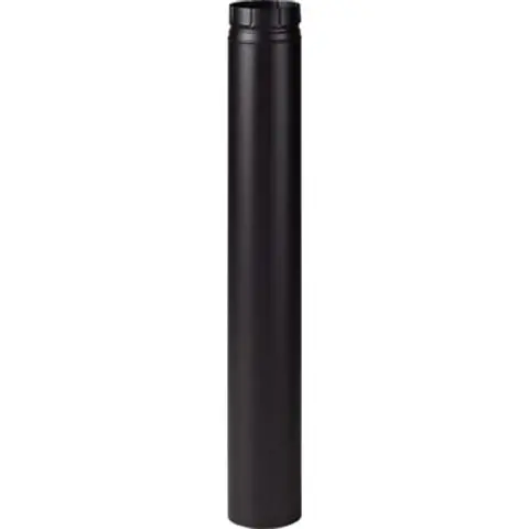 Tuyau émaillé noir mat 1000 Ø150 L.1000-150 ENM POUJOULAT - 56150905            