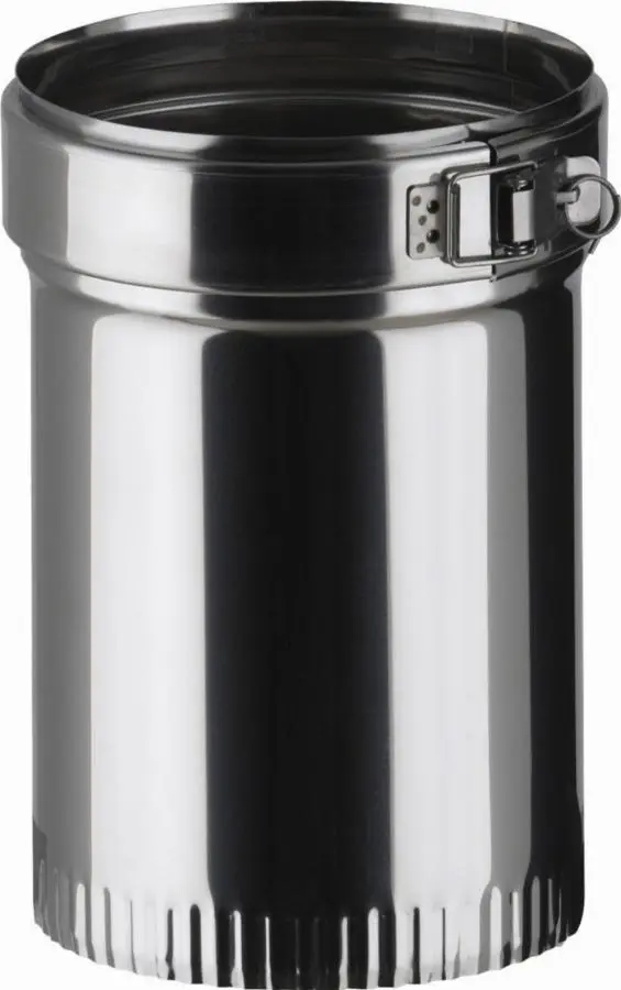 Raccord Inox émaillé Ø130/130 POUJOULAT RC 130/130 EM - 45130250