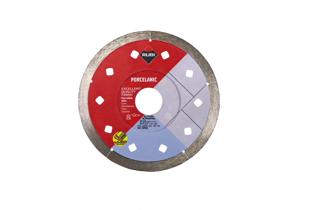 Disque diamanté SLITHER SUPERPRO pour grès - Ø 125 x 22 mm - RUBI - 32961