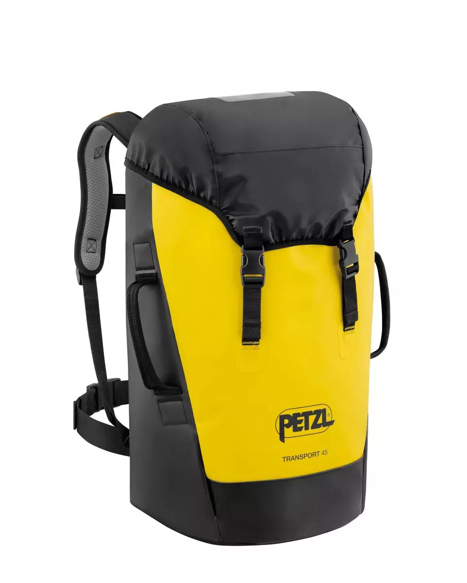 Sac de portage robuste Transport 45 - Capacité 45 L - Jaune/Noire - PETZL - S042BA00 Sac de portage robuste Transport 45 - Capacité 45 L - Jaune/Noire - PETZL - S042BA00