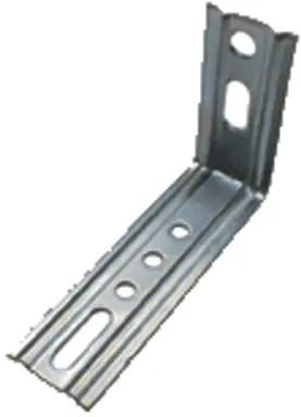 Équerre 2 pans de menuiserie bois acier galva WAELBERS - 130 x 65 mm - 470371.13 