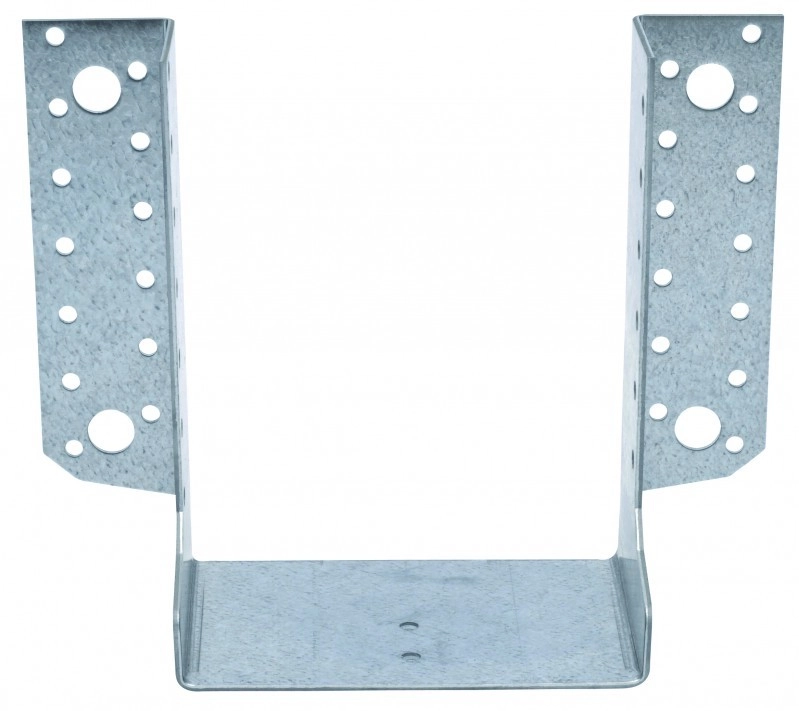 Sabot de charpente à ailes extérieures SIMPSON - T.200 x L.60 x H.70 mm - ép.2 mm - SAE200/60/2