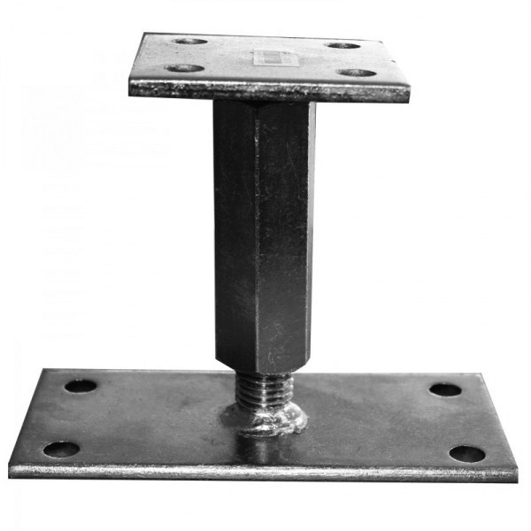 Support de poteau reglable 110 a 180 mm WAELBERS H.160x90 B.90x90 ep.6mm 426501.99 Maxoutil vente en ligne SAA40004