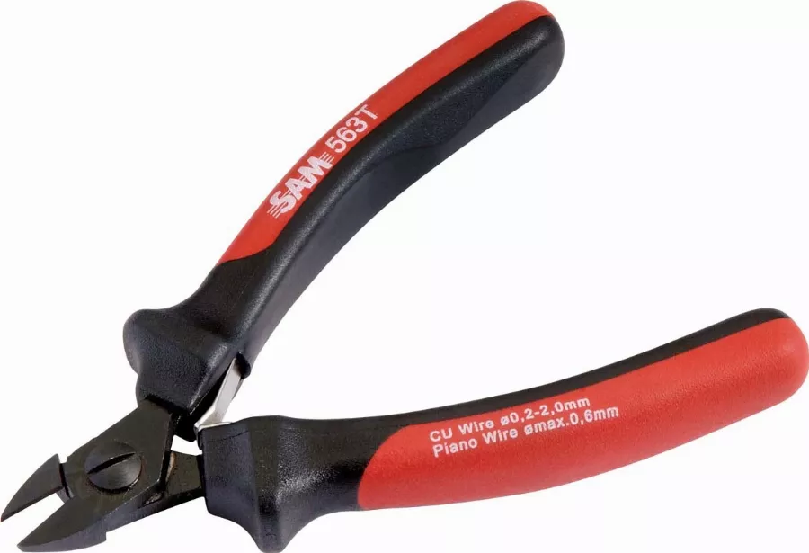 Pince electronique coupante diagonale bimatiere SAM - 563T Pince electronique coupante diagonale bimatiere SAM - 563T