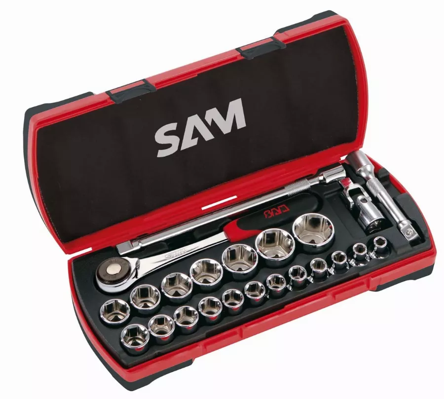 Coffret de 23 douilles et accessoires SAM - 75SH23