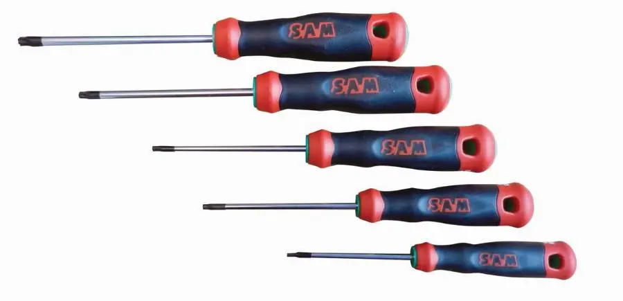 Tournevis s1 resistorx jeu de 5 SAM - TRJ5