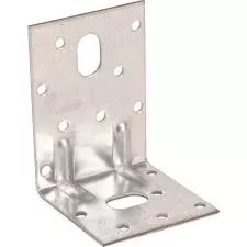 Équerre mixte d'assemblage à 2 renforts WAELBERS - E5 - 80x60x60mm - Épais.2mm - 490044.11