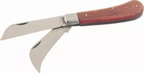Couteau pour électricien SAM OUTILLAGE 2 lames dont une serpette 70 mm - 371