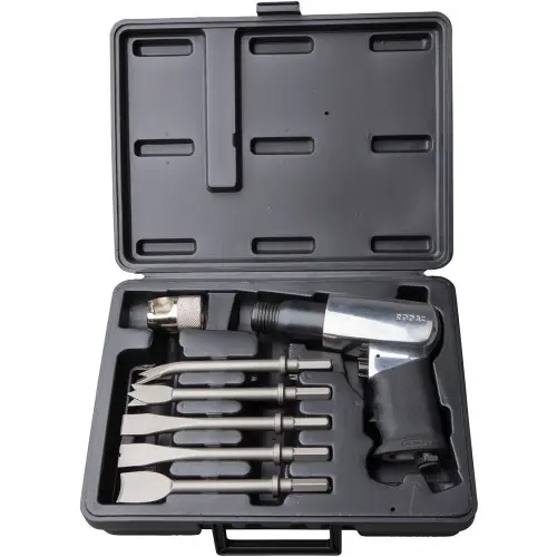 Marteau burineur hexagonal 11 mm + 5 burins en coffret - SAM OUTILLAGE - RC293HBC