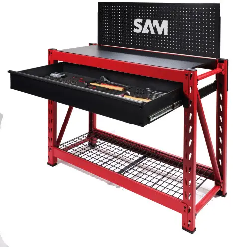 établi de travail 120 cm avec composition 150 outil - SAM OUTILLAGE - CPP-150-EP