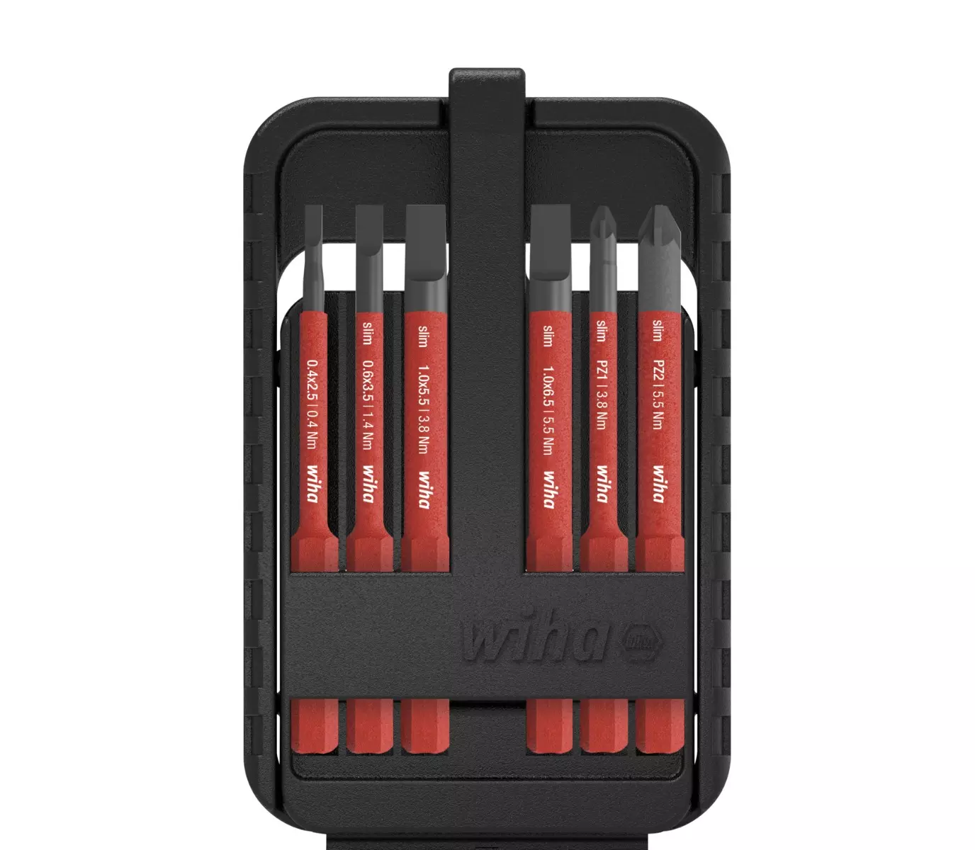 Jeu d'embouts slim electric Fente / Pozidriv - WIHA - 43157