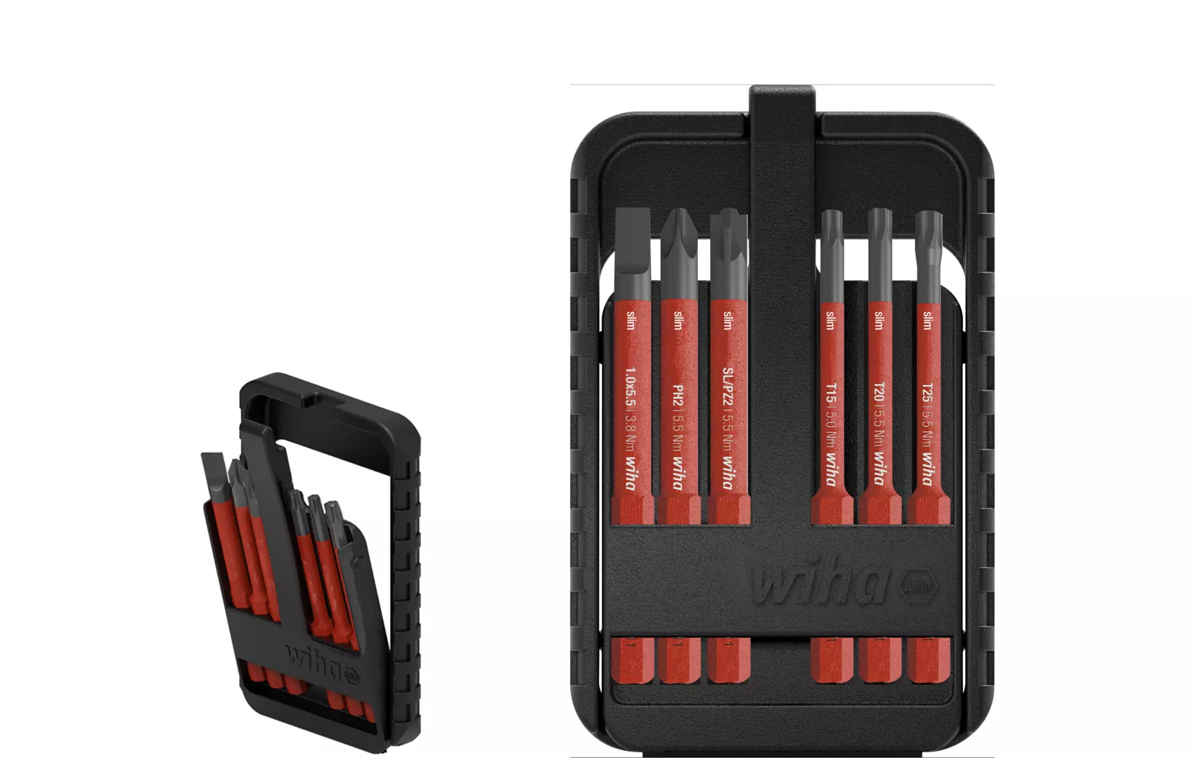 Jeu d'embouts slim electric - Coffret de 6 embouts Power Slim - 6 pans - WIHA - 45804