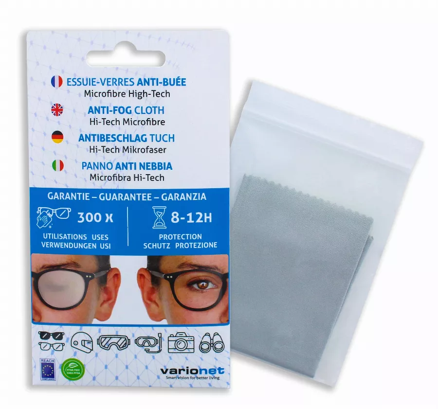 Essuie verres de lunettes anti-buée VarrioNet - BVI-VIEWOK
