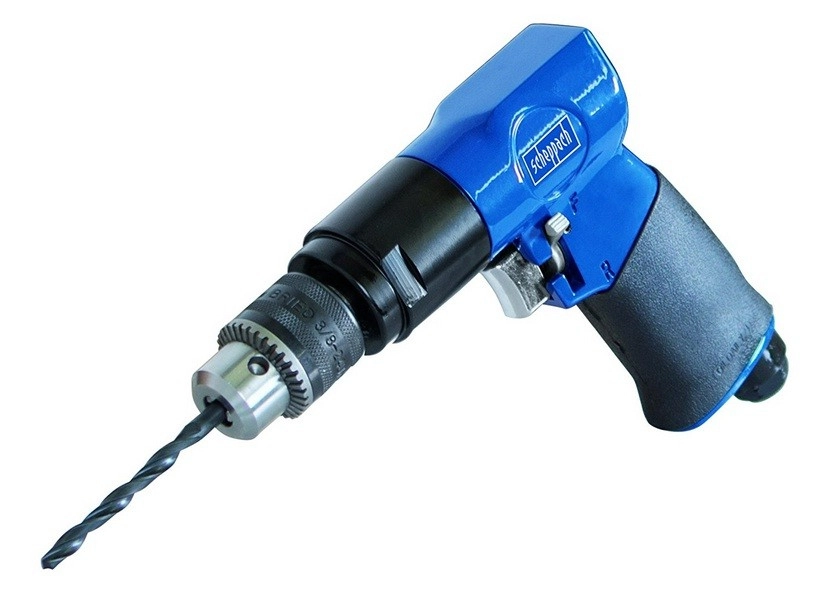Perceuse pneumatique 3/8" SCHEPPACH avec accessoires - 10mm 6.3bar - 7906100714 Perceuse pneumatique 3/8" SCHEPPACH avec accessoires - 10mm 6.3bar - 7906100714
