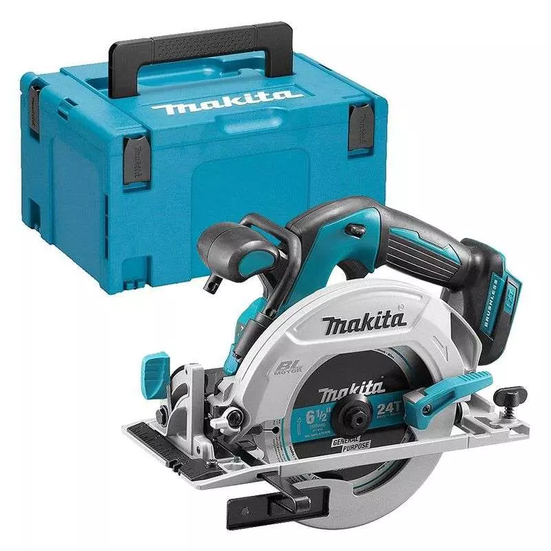 Scie circulaire 18V Ø165 mm - MAKITA - Avec coffret - Sans chargeur ni batterie  - DHS680ZJ