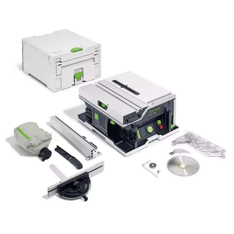Scie circulaire sur table sans fil 36V (2x18V) VCSC SYS 50 EBI-Basic - FESTOOL - sans batterie ni chargeur - avec accessoires - 576820X18V Scie circulaire sur table sans fil 36V (2x18V) VCSC SYS 50 EBI-Basic - FESTOOL - sans batterie ni chargeur - avec accessoires - 576820X18V