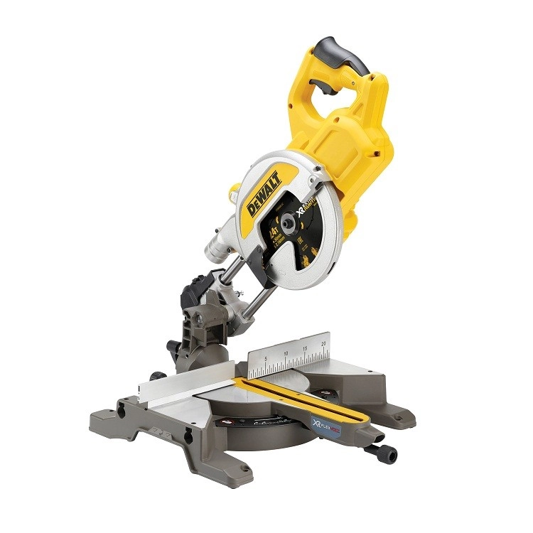 Scie à onglets DEWALT - FLEXVOLT - 54 V XR - Sans chargeur, ni batterie - DCS777N