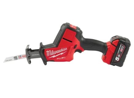 Scie sabre compacte M18 FHZ-502X  FUEL 18V 5AH  MILWAUKEE - 4933459885