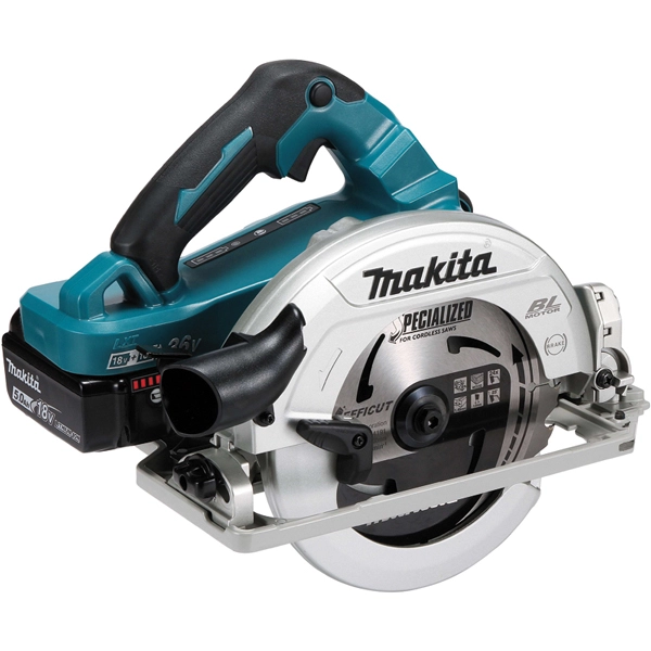 Scie circulaire 36V 2X18V Li-Ion BL1850B Ø190 mm MAKITA - DHS782PT2J Scie circulaire 36V 2X18V Li-Ion BL1850B Ø190 mm MAKITA - DHS782PT2J