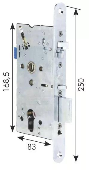 Coffret électro-mécanique ASSA ABLOY A50 EA7X70 12/24V - Emission/Rupture réversible - KEL564100440