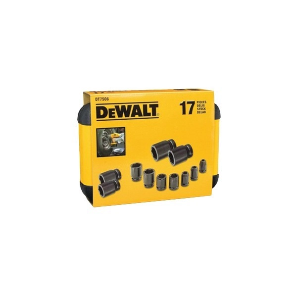 Jeu de douilles à impacts 17 pièces - DEWALT - DT7506