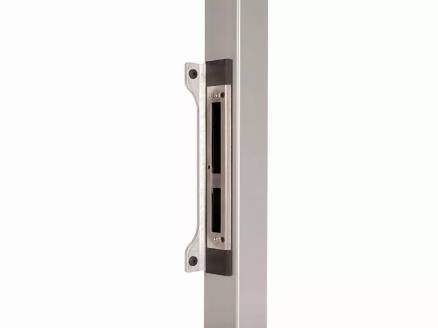 Gâche serrure encastrée avec têtière pour serrure à encastrer - SFKU-40-9005 Gâche serrure encastrée avec têtière pour serrure à encastrer - SFKU-40-9005