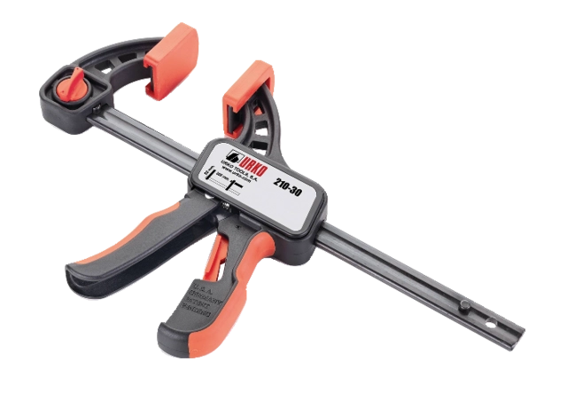 Presse rapide 1 main réversible URKO - Rail 20x6 - Serrage 150 mm - Saillie 80 mm - 210-1614015 Presse rapide 1 main réversible URKO - Rail 20x6 - Serrage 150 mm - Saillie 80 mm - 210-1614015