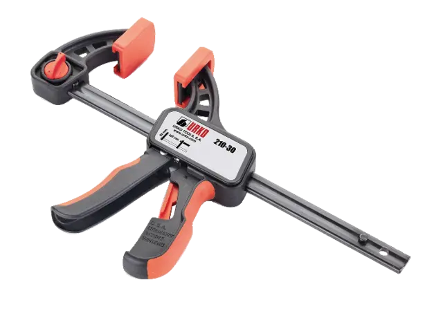 Presse rapide 1 main réversible URKO - Rail 20x6 - Serrage 300 mm - Saillie 80 mm - 210-1614030