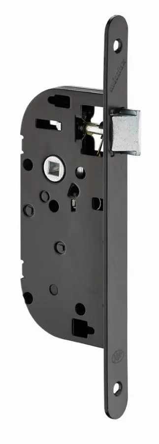Coffre axe 40 NF métalux Bec de cane noir EURO-ELZETT - sans gâche réversible - G848E077K4L