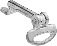 Clé rabattable courte 47.5mm HOPPE F49R chrome resista - 1935781 Clé rabattable courte 47.5mm HOPPE F49R chrome resista - 1935781