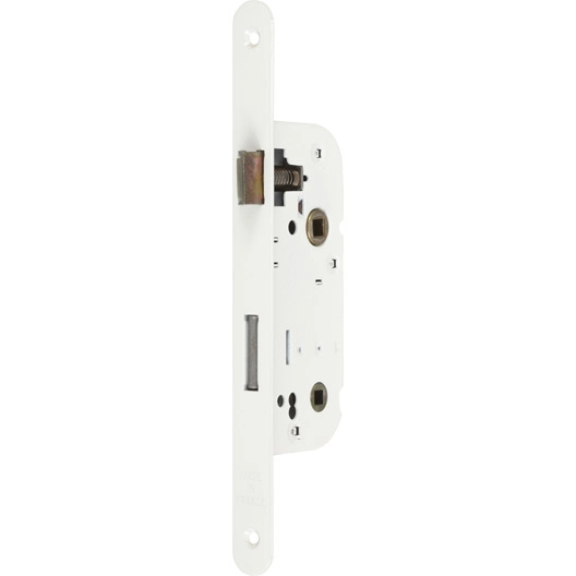 Serrure à larder 719 MARQUES axe 50 bec de cane blanc réversible - 1719150001 Serrure à larder 719 MARQUES axe 50 bec de cane blanc réversible - 1719150001