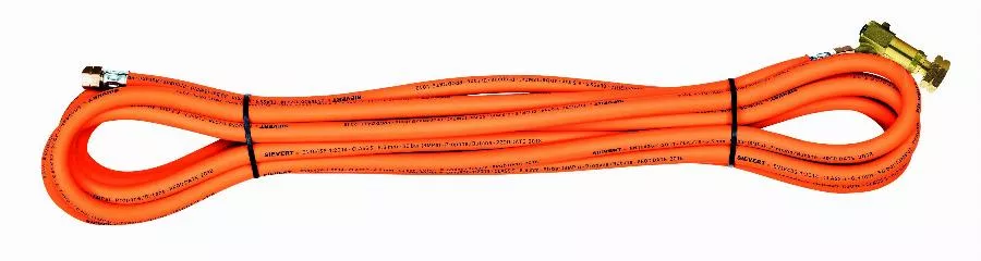 Tuyau à proprane 10m, diam 6.3mm 1 RAC FIX3/8G+1 PIV3/8G - SIEVERT - SI780038