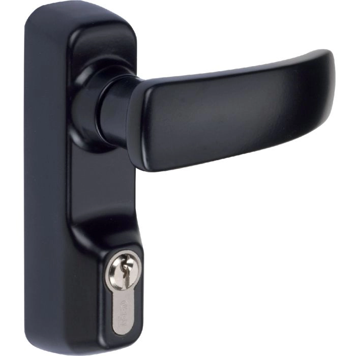 94011005T Poignée béquille, cylindre profile européen pour Idea - Noir 94011005T Poignée béquille, cylindre profile européen pour Idea - Noir