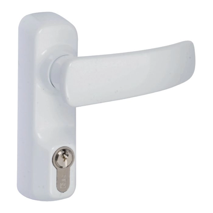 94011004T Poignée béquille, cylindre profile européen pour Idea - Blanc 94011004T Poignée béquille, cylindre profile européen pour Idea - Blanc