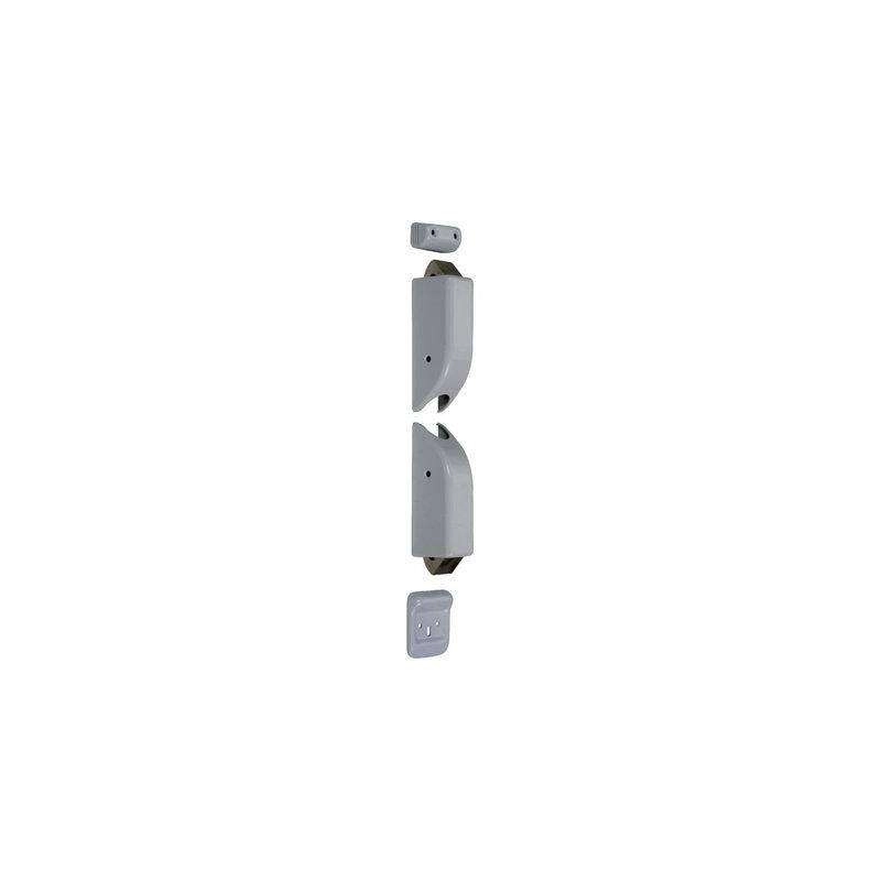 Jeu de pênes + vis + gâches haut et bas ISEO - Non coupe-feu - Gris - 9410201705