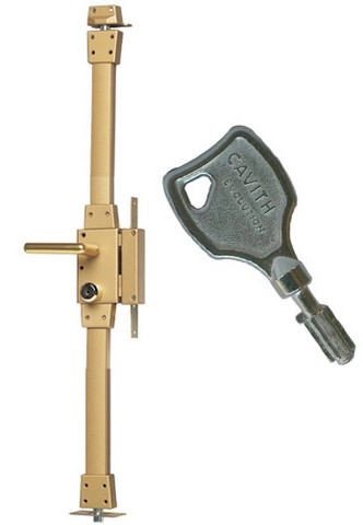 Serrure haute sécurité ISEO Cavith 372 HB3 - Axe 70 - A fouillot - Droite - OR - 26720001