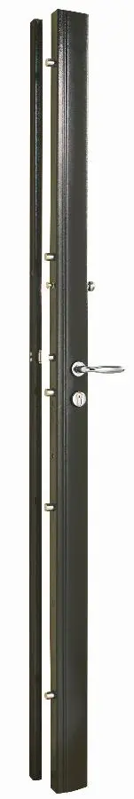Serrure 4 points Exclusive 41 VACHETTE 2500mm Marron - sans cylindre - Gauche - 14785000