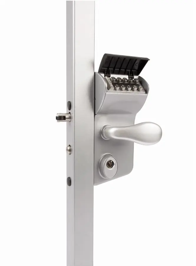 Serrure à code mécanique LOCINOX pour portail battant - LMKQ 4040 V2L ZILV