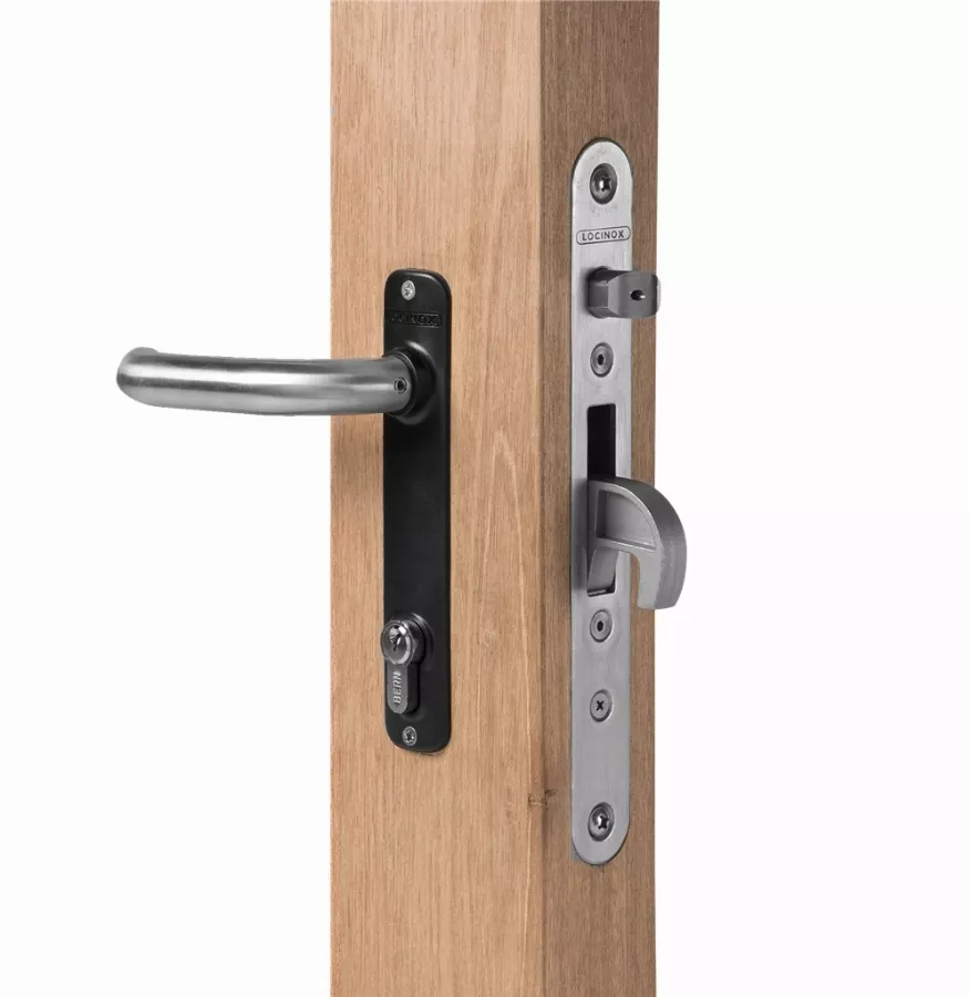 Serrure à encastrer Inox LOCINOX pour portail bois - H-WOOD