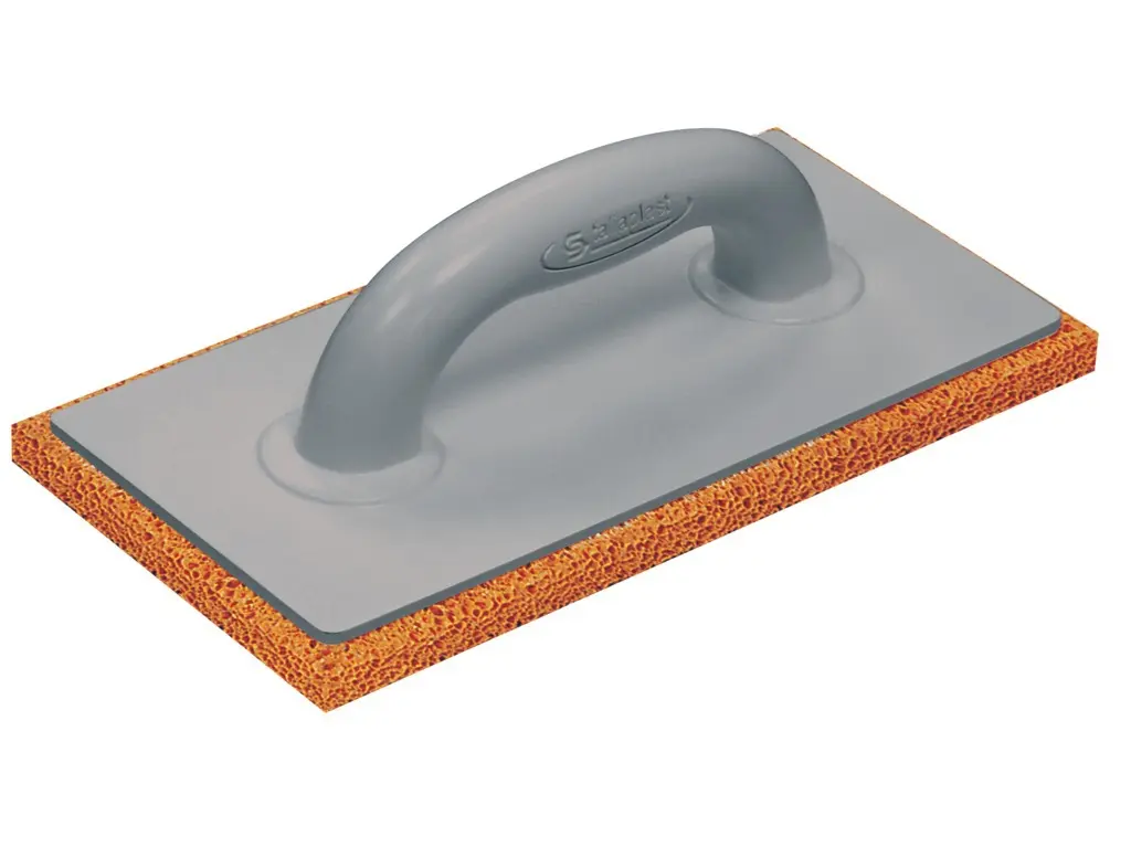 Taloche mousse caoutchouc orange alvéolée 28 x 14 x 1,8 cm - TALIAPLAST - 301609