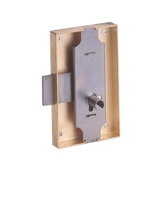 Serrure fer limé 12033 STÉ PICARDE - Broche 20 mm - Droite -12033/001/D