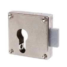 Serrure espagnolette 3 points 5464 nickelée VACHETTE pour 1/2 cylindre profil européen réversible - 12115000 Serrure espagnolette 3 points 5464 nickelée VACHETTE pour 1/2 cylindre profil européen réversible - 12115000